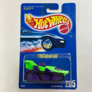 1995 Hot Wheels Treadator 205 verde y morado MGW