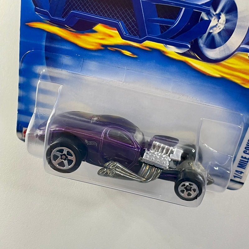 2003 Hot Wheels First Editions 1/4 Mile Coupe 019 morado metálico 5SP