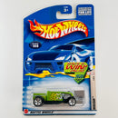 2002 Hot Wheels Hot Rod Magazine Hooligan 108 verde 5SP base ZAMAC