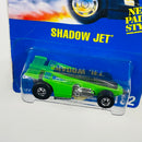 1992 Hot Wheels Speed Points Shadow Jet 182 verde BW base ZAMAC variante tampo Inter Cooled color verde