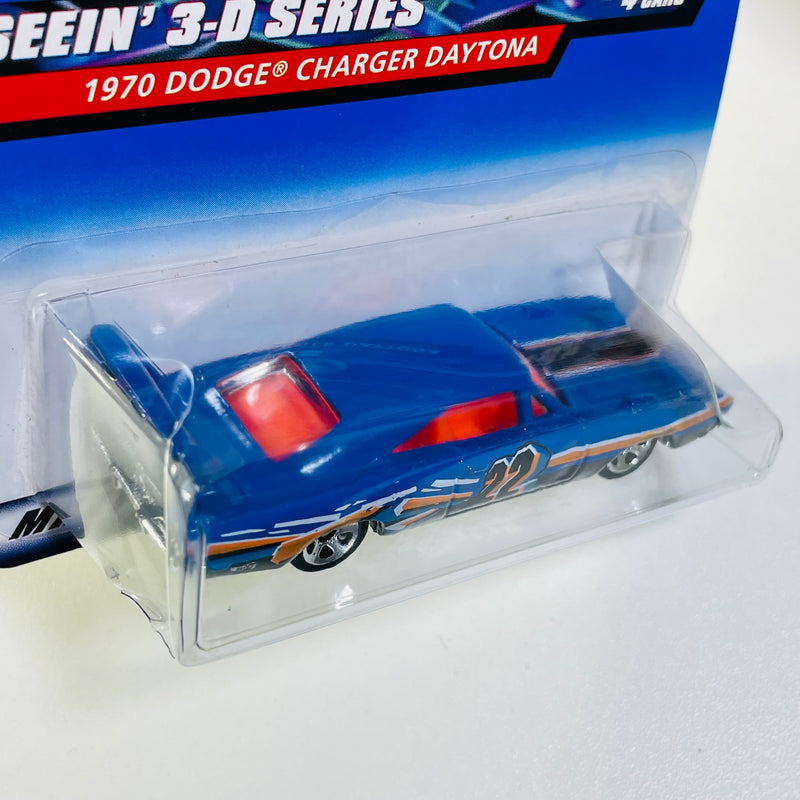 2000 Hot Wheels Seein’ 3-D Series Dodge Charger Daytona azul 5SP