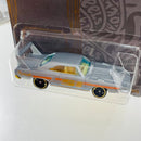 2019 Hot Wheels 51 Anniversary Satin and Chrome Colección Set de 6 - Custom 71 El Camino, 71 Datsun 510 Wagon, Custom 67 Pontiac Firebird, Aristo Rat, 63 Chevy II, 70 Plymouth Superbird