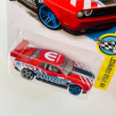 2016 Hot Wheels HW Speed Graphics Dodge Challenger Drift Car rojo metálico PR5