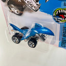 2016 Hot Wheels Street Beasts Shark Bite azul metálico 5SP