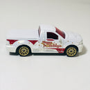 2019 Matchbox MBX Happy Holidays Ford F-150 Lightning blanco - Loose