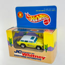1999 Hot Wheels Limited Edition 1/10,000 JC Whitney 55 Chevy Nomad amarillo Llantas de Goma RR base ZAMAC