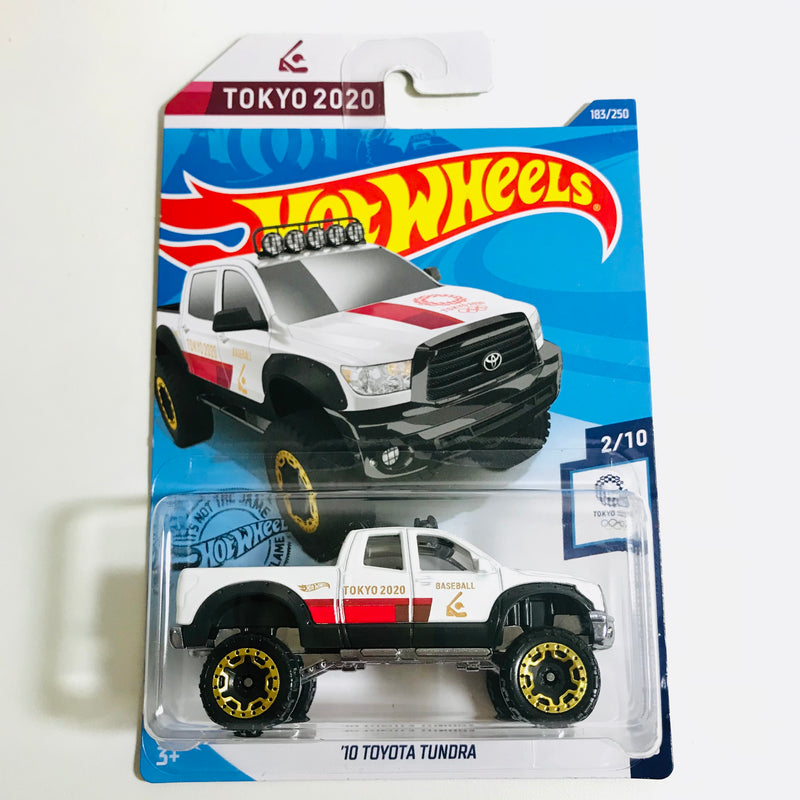 2020 Hot Wheels Olympic Games Tokyo 2020 10 Toyota Tundra blanco BLOR