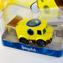 2013 Hot Wheels Character Cars Nickelodeon SpongeBob SquarePants Bob Esponja amarillo con marrón PR5