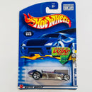 2002 Hot Wheels First Editions Rocket Oil Special 048 morado 5SP base ZAMAC Primera Edición