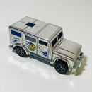 2020 Hot Wheels HW Metro HW Armored Truck plata 5SP base ZAMAC - Loose