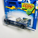 2002 Hot Wheels 65 Mustang 147 plata 5SP base ZAMAC