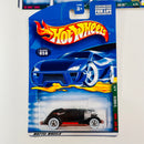 2001 Hot Wheels Rat Rods Series Colección Set de 4 - Track T, 33 Ford Roadster, Phaeton, Shoe Box 49 Ford