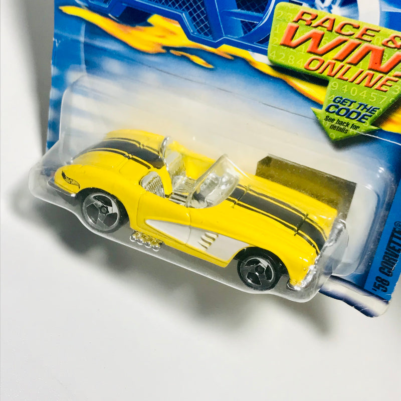 2002 Hot Wheels Corvette Series 58 Corvette 069 amarillo 3SP