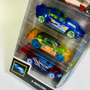 2019 Hot Wheels X-Raycers 5 Pack Set de 5 - Monteracer, Carbonator, Drift Rod, Stockar, Blitzspeeder