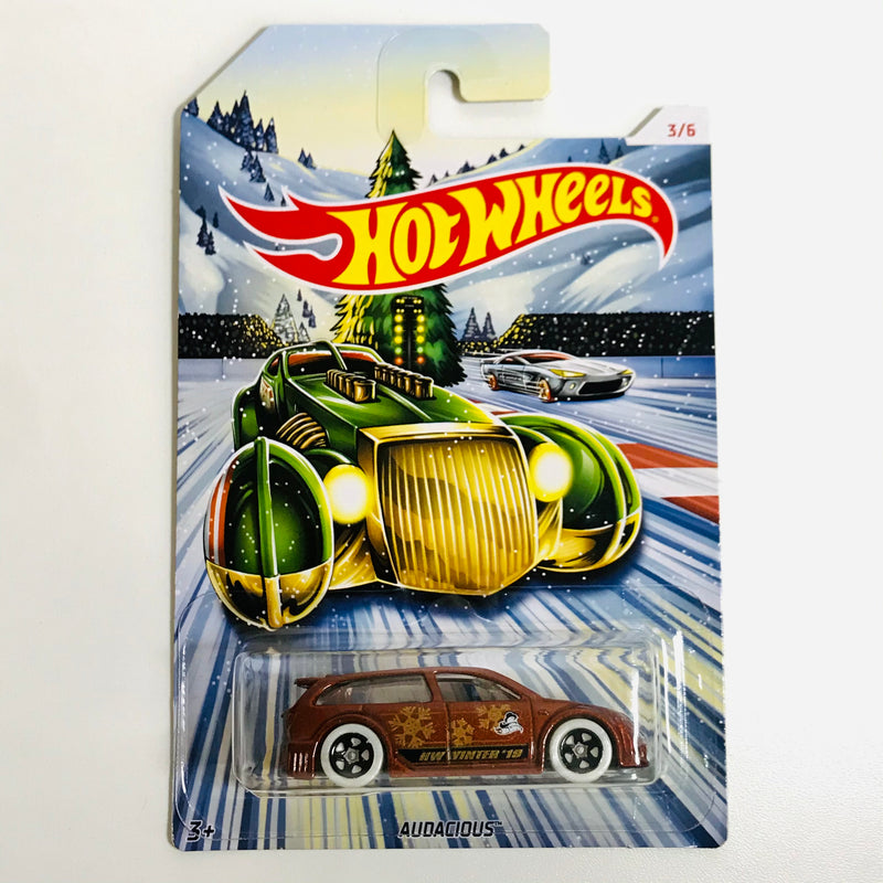 2019 Hot Wheels Holiday Hot Rods Audacious marrón PR5