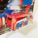 2016 Hot Wheels Pop Culture DC Comics Batman & Superman Volkswagen T1 Panel rojo Llantas de Goma RR redline