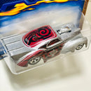 2001 Hot Wheels Skin Deep Jeep 41 Willys Coupe 094 plata 5SP