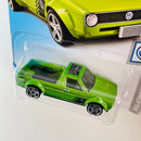 2019 Hot Wheels Volkswagen Caddy verde PR5
