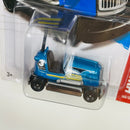 2013 Hot Wheels HW Racing Bump Around azul metálico 5SP