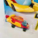 2019 Hot Wheels Experimotors Sky Boat rojo MC5 base ZAMAC