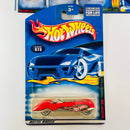 2001 Hot Wheels Logo-Motive Series Colección Set de 4 - Phantastique, Pontiac Banshee, Turbolence, Metrorail Nash Metropolitan