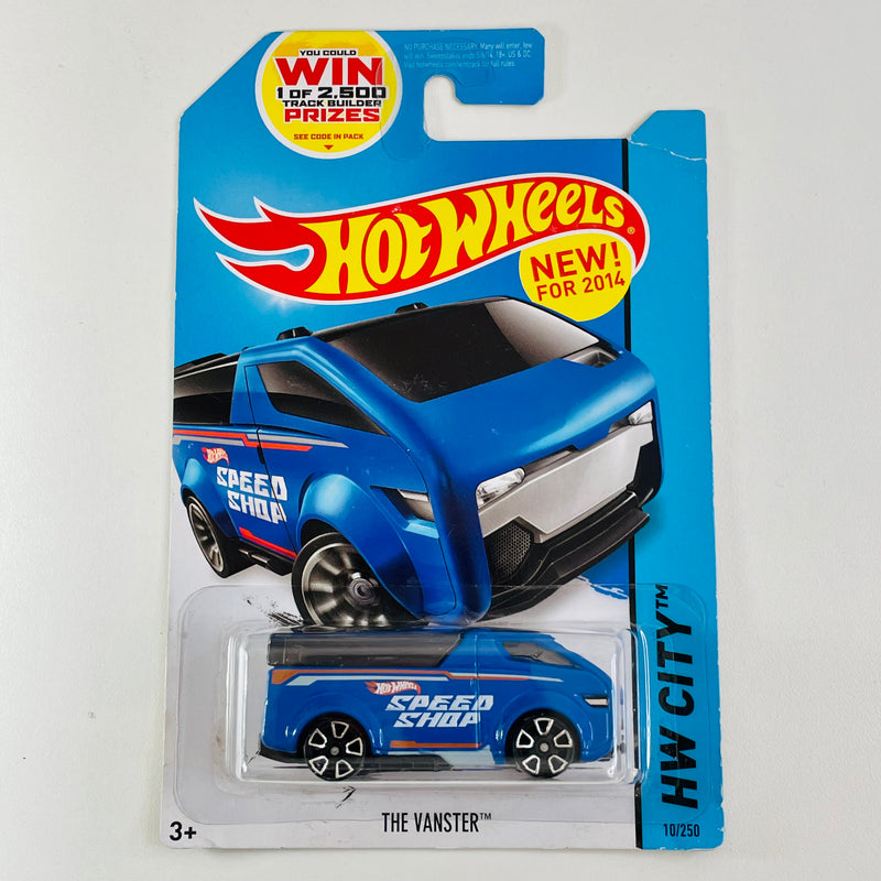 2014 Hot Wheels HW City The Vanster azul TRAP5