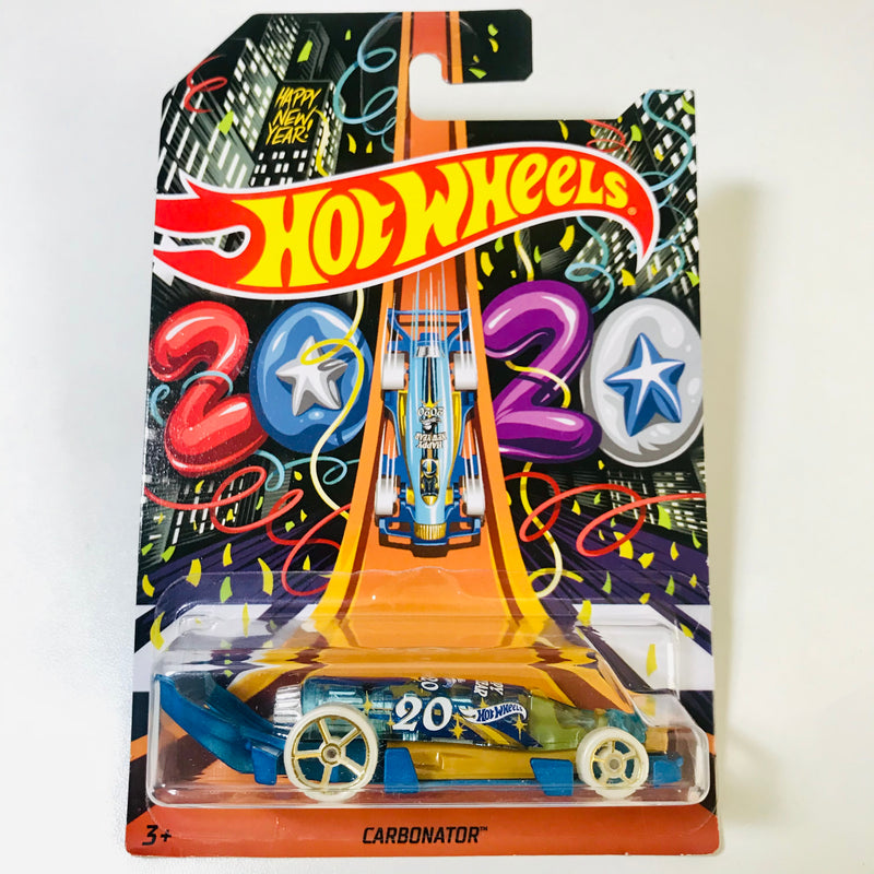 2019 Hot Wheels Holiday Hot Rods Carbonator azul OH5