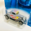 2006 Hot Wheels 34 Ford 3-Window gris 5SP base ZAMAC