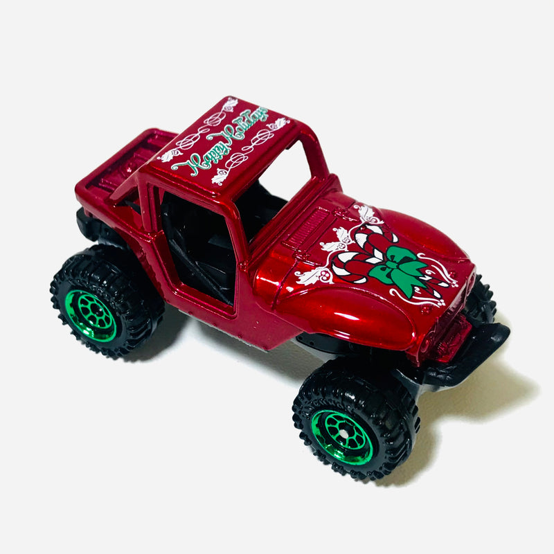 2019 Matchbox MBX Happy Holidays MBX 4x4 rojo - Loose