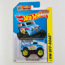 2015 Hot Wheels HW Off-Road Monster Dairy Delivery azul 5SP