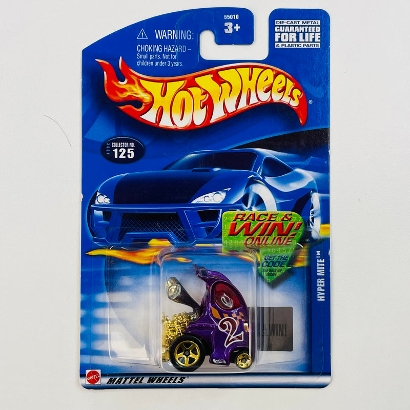 2002 Hot Wheels Hyper Mite 125 morado 5SP