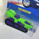1996 Hot Wheels Treadator 205 verde y morado MGW