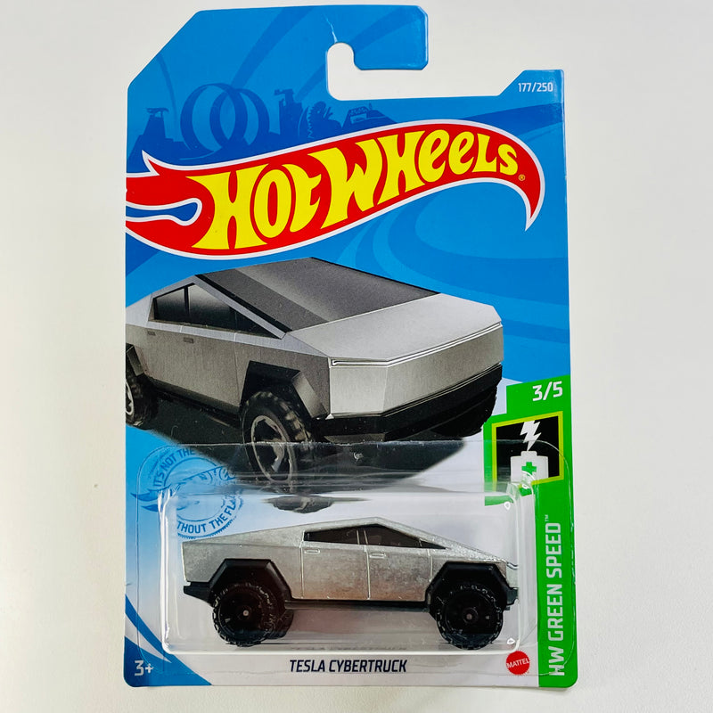 2021 Hot Wheels HW Green Speed Tesla Cybertruck zinc platinado ZAMAC 6SP