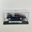 2009 M2 Machines Detroit Muscle 1966 Dodge Charger negro Llantas de Goma Redline - Loose con Caja Acrílica
