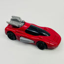 1995 Hot Wheels McDonalds Happy Meal Back Burner rojo - Loose