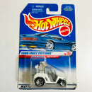 1999 Hot Wheels First Editions Tee'd Off blanco con interior gris 5SP base ZAMAC Primera Edición