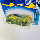 2003 Hot Wheels Wild Wave Deora II 058 verde 5DOT