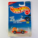 1996 Hot Wheels Eevil Weevil 485 naranja brillante 5SP tarjeta Coolest to Collect