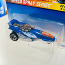 1997 Hot Wheels Speed Spray Series Colección Set de 4 - Hydroplane, Street Roader, XT-3, Ford Funny Car