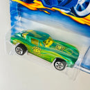 2001 Hot Wheels Hippie Mobiles 63 Corvette 090 verde metálico 5SP