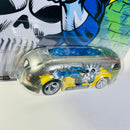 2016 Hot Wheels Pop Culture Marvel The Punisher Haulin Gas ZAMAC Llantas de Goma RR