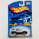 2000 Hot Wheels First Editions 1999 Isuzu VehiCross plata metálico PR5 base ZAMAC