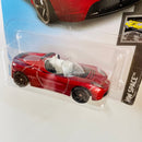 2019 Hot Wheels HW Space Tesla Roadster With Starman rojo RA6