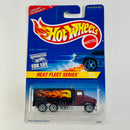 1997 Hot Wheels Heat Fleet Series Fuel Tanker Tank Truck rojo metálico 7SP