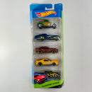 2015 Hot Wheels Flashfire 5 Pack Set de 5 - 32 Ford, Screamliner, 12 Camaro ZL1, Shelby GT500 Super Snake, Steel Flame