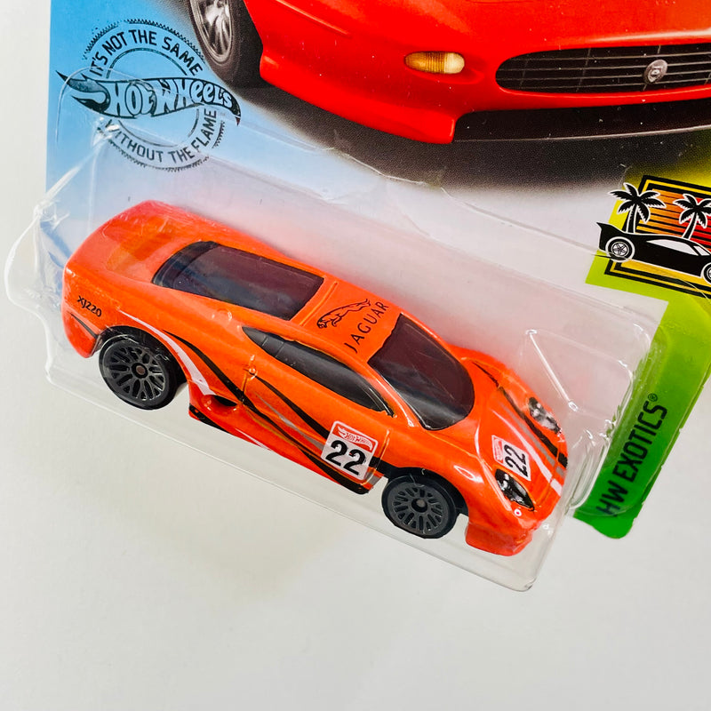 2019 Hot Wheels HW Exotics Jaguar XJ220 naranja LW