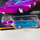 1997 Johnny Lightning Hot Rods Limited Edition 1/20,000 Thom Taylor Frankenstude 1950 Studebaker azul