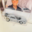 2003 Hot Wheels Hall of Fame Legends Reeves Callaway Callaway C7 plata metálico Llantas de Goma RR