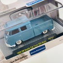 2016 M2 Machines Auto-Thentics Limited Edition 1/7,380 1959 VW Double Cab Truck USA Model Volkswagen celeste WMTS07 Exclusivo Walmart Llantas de Goma