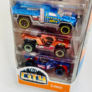 2019 Hot Wheels City 5 Pack Set de 5 - Double Demon, Dragon Blaster, So Plowed, Dawgzilla, Roll Cage